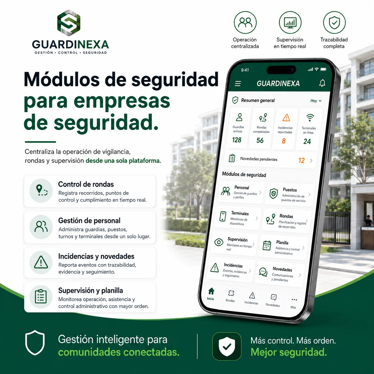 Módulos de seguridad GUARDINEXA